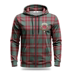 Crawford Modern Tartan Crest Hoodie