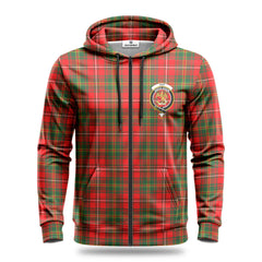 Hay Modern Tartan Crest Hoodie