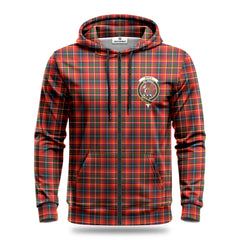 Innes Modern Tartan Crest Hoodie