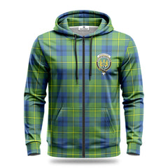 Johnstone Ancient Tartan Crest Hoodie