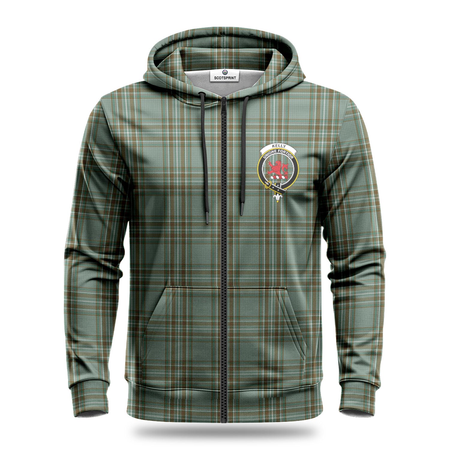 Kelly Dress Tartan Crest Hoodie