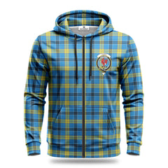 Laing Tartan Crest Hoodie