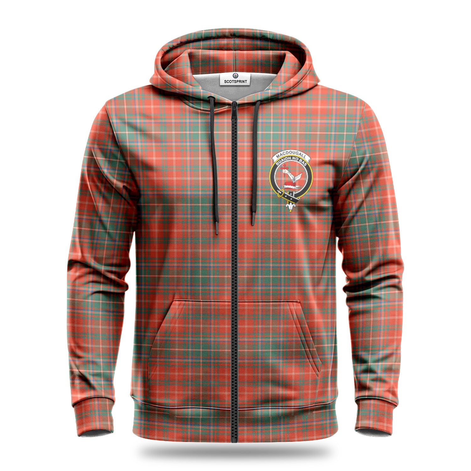 MacDougall Ancient Tartan Crest Hoodie