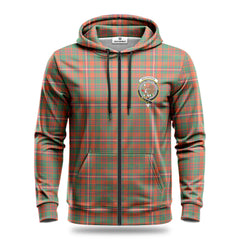 MacKinnon Ancient Tartan Crest Hoodie