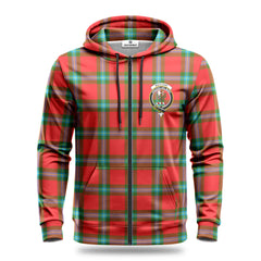 MacLaine of Loch Buie Tartan Crest Hoodie