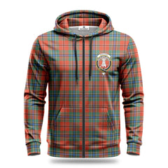 MacLean of Duart Ancient Tartan Crest Hoodie