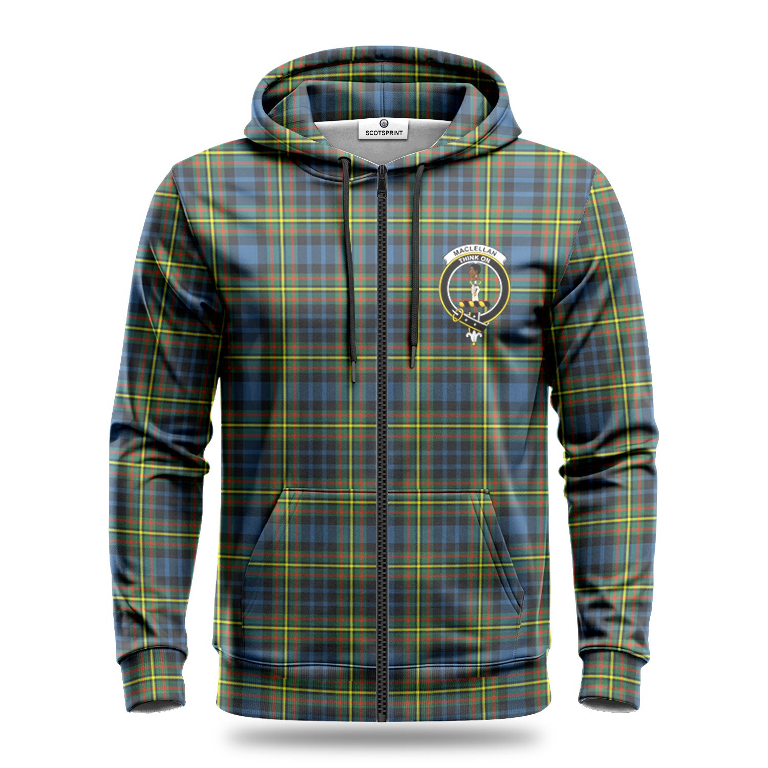 MacLellan Ancient Tartan Crest Hoodie