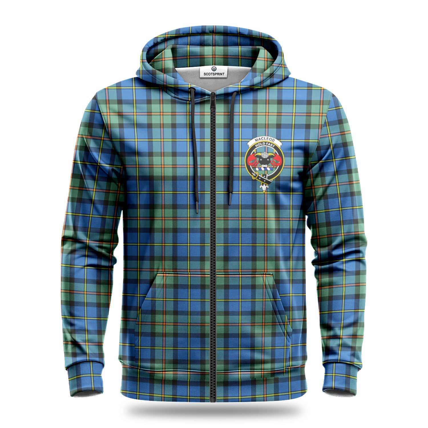 MacLeod of Harris Ancient Tartan Crest Hoodie