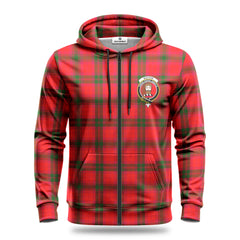 MacNab Modern Tartan Crest Hoodie