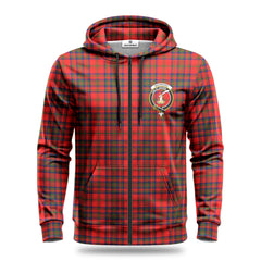 Matheson Modern Tartan Crest Hoodie