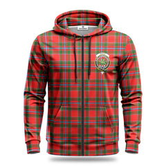 Maule Tartan Crest Hoodie