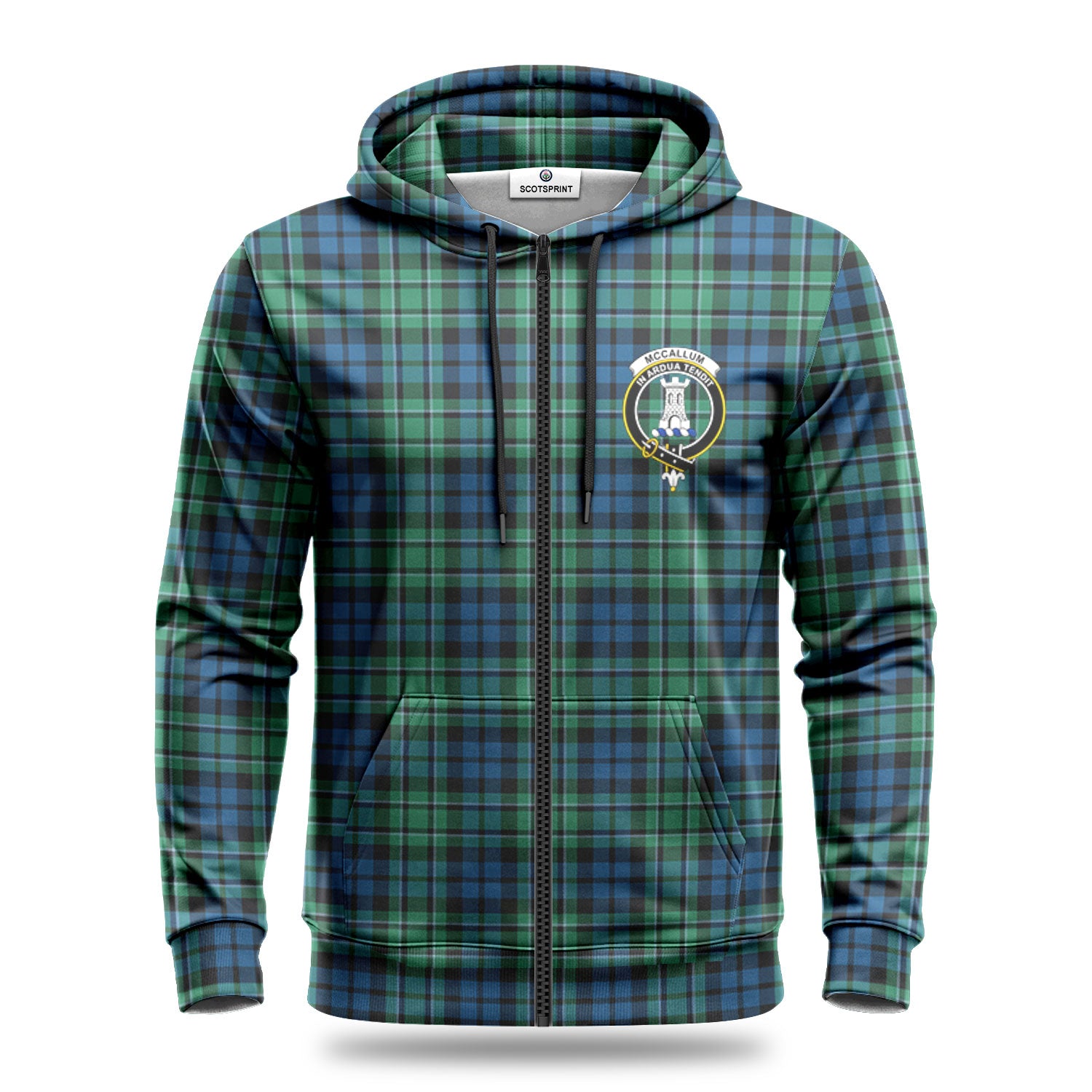 McCallum Ancient Tartan Crest Hoodie