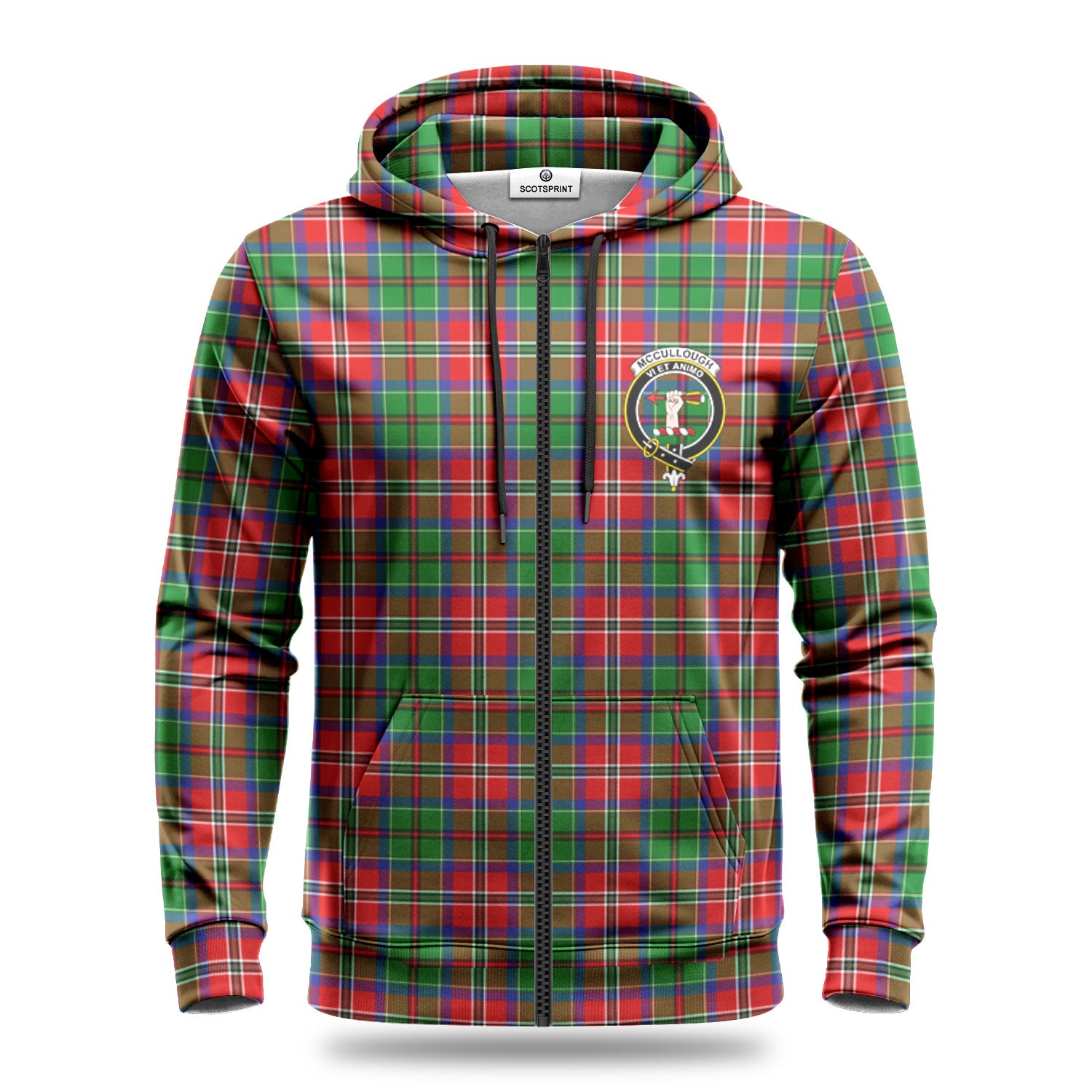 McCullough Tartan Crest Hoodie