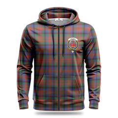 McDuff Hunting Modern Tartan Crest Hoodie