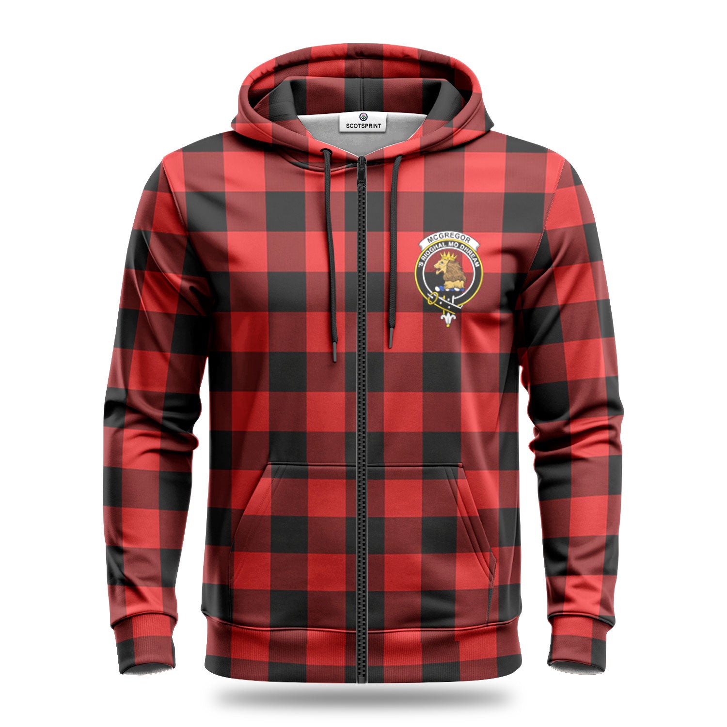 McGregor Rob Roy Modern Tartan Crest Hoodie