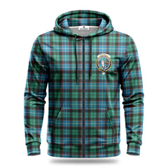 Mitchell Ancient Tartan Crest Hoodie