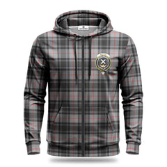 Moffat Modern Tartan Crest Hoodie