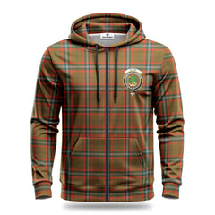 Seton Hunting Modern Tartan Crest Hoodie