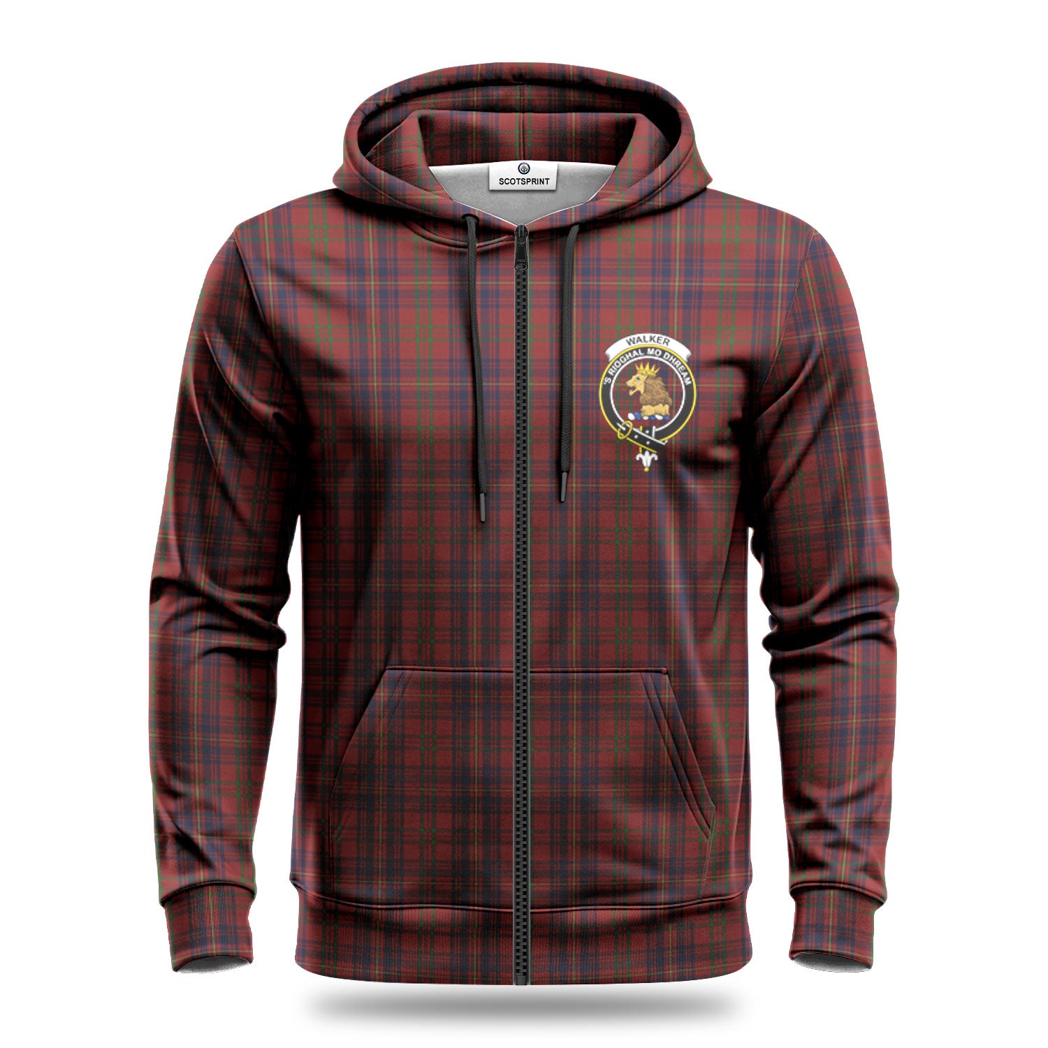 Walker Tartan Crest Hoodie