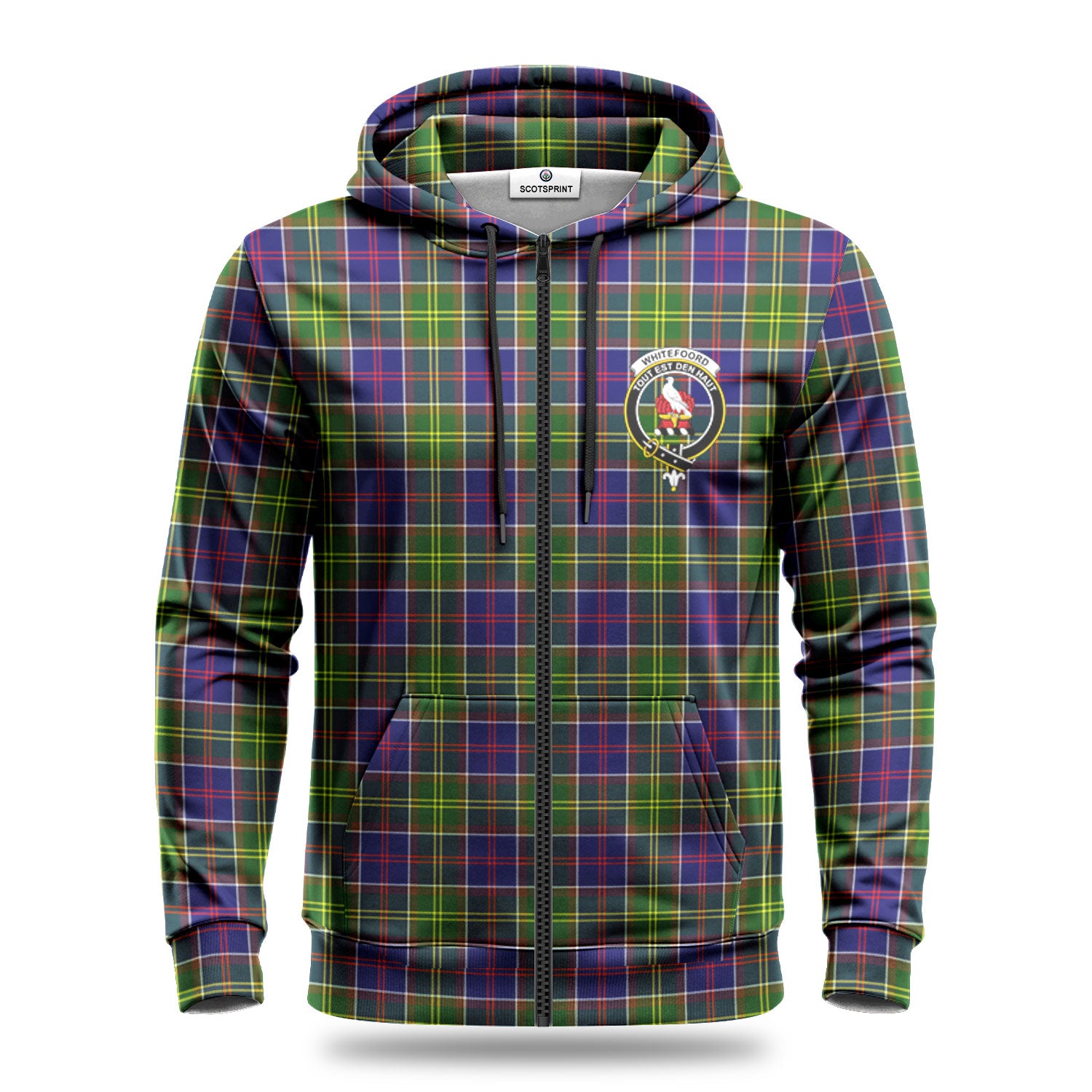 Whitefoord Tartan Crest Hoodie