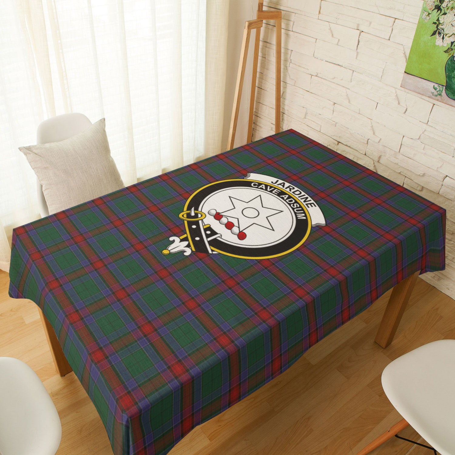 Jardine Dress Tartan Crest Tablecloth