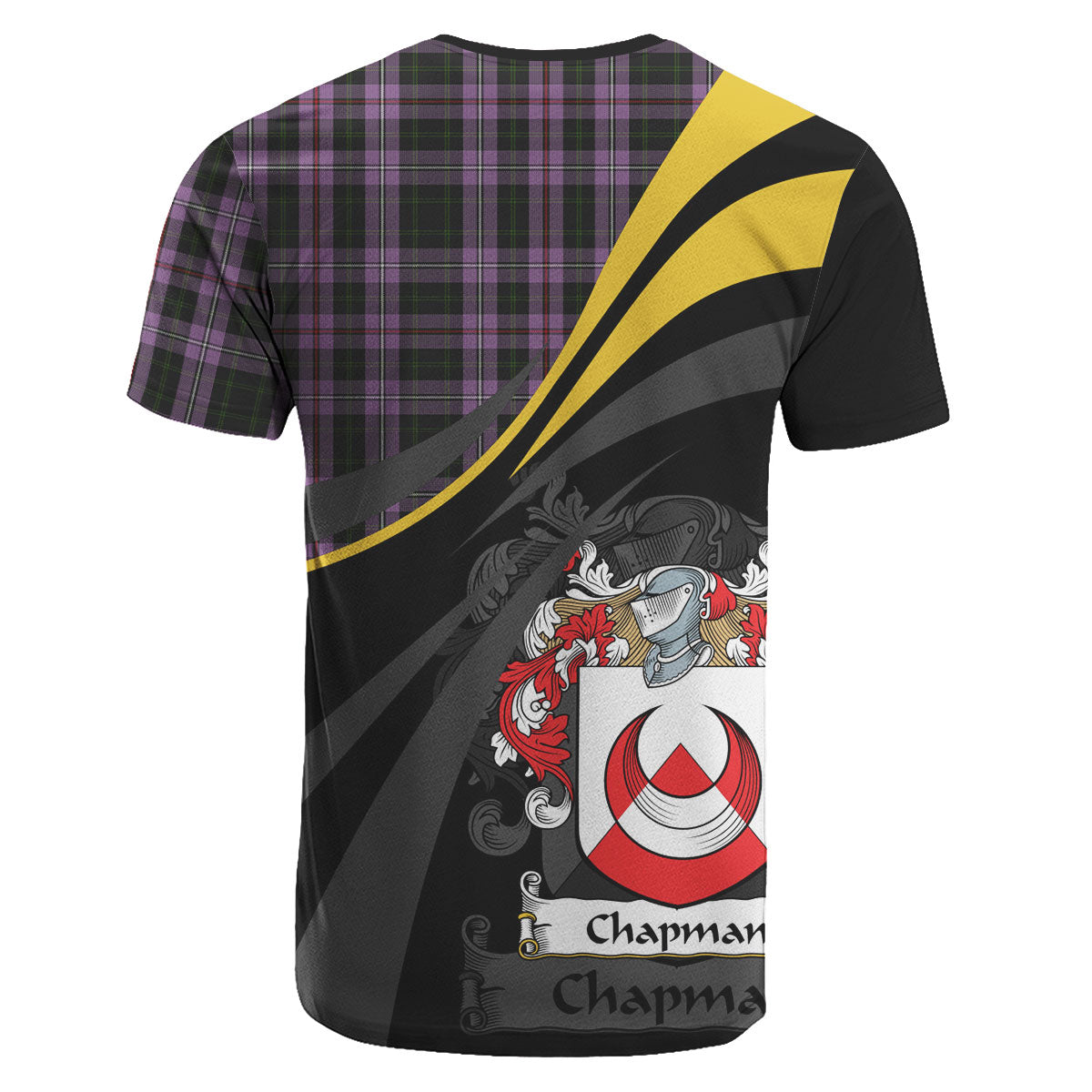 Chapman Tartan T-Shirt - Royal Coat Of Arms Style