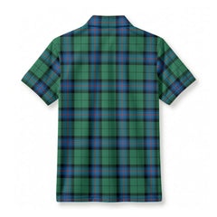 Armstrong Ancient Tartan Crest Birdseye Mesh Polo Shirt