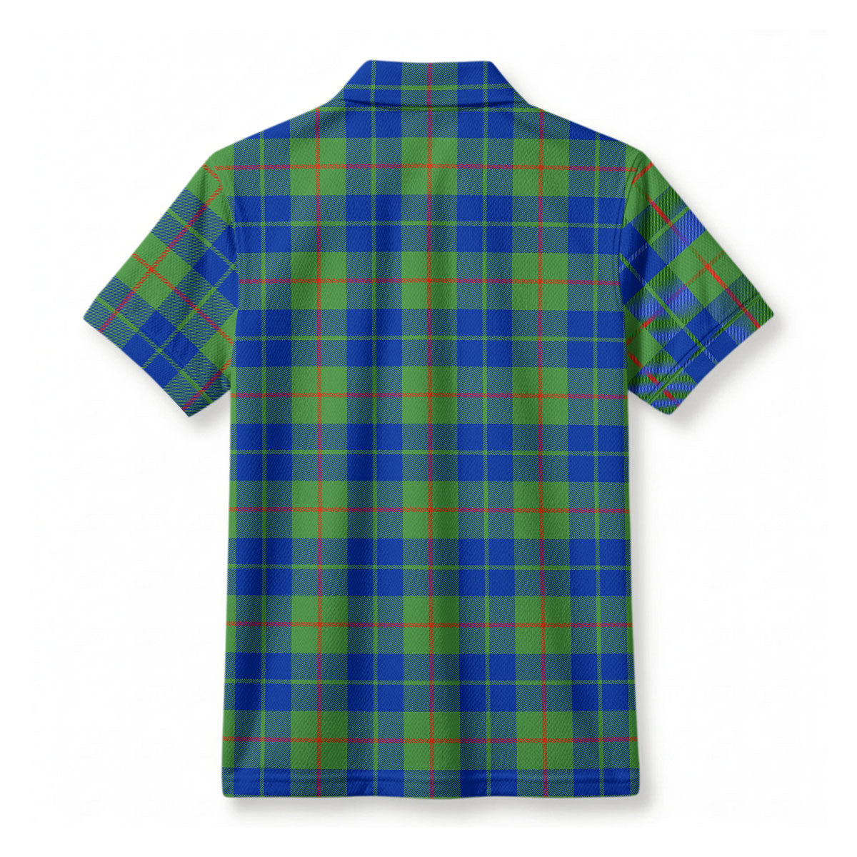 Barclay Hunting Ancient Tartan Crest Birdseye Mesh Polo Shirt