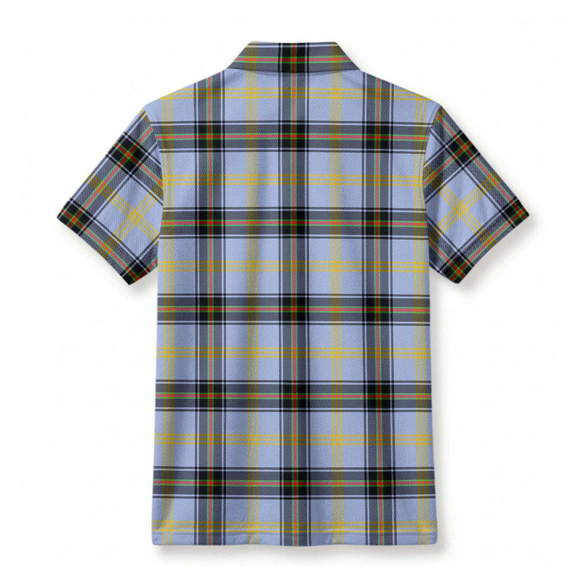 Bell of the Borders Tartan Crest Birdseye Mesh Polo Shirt