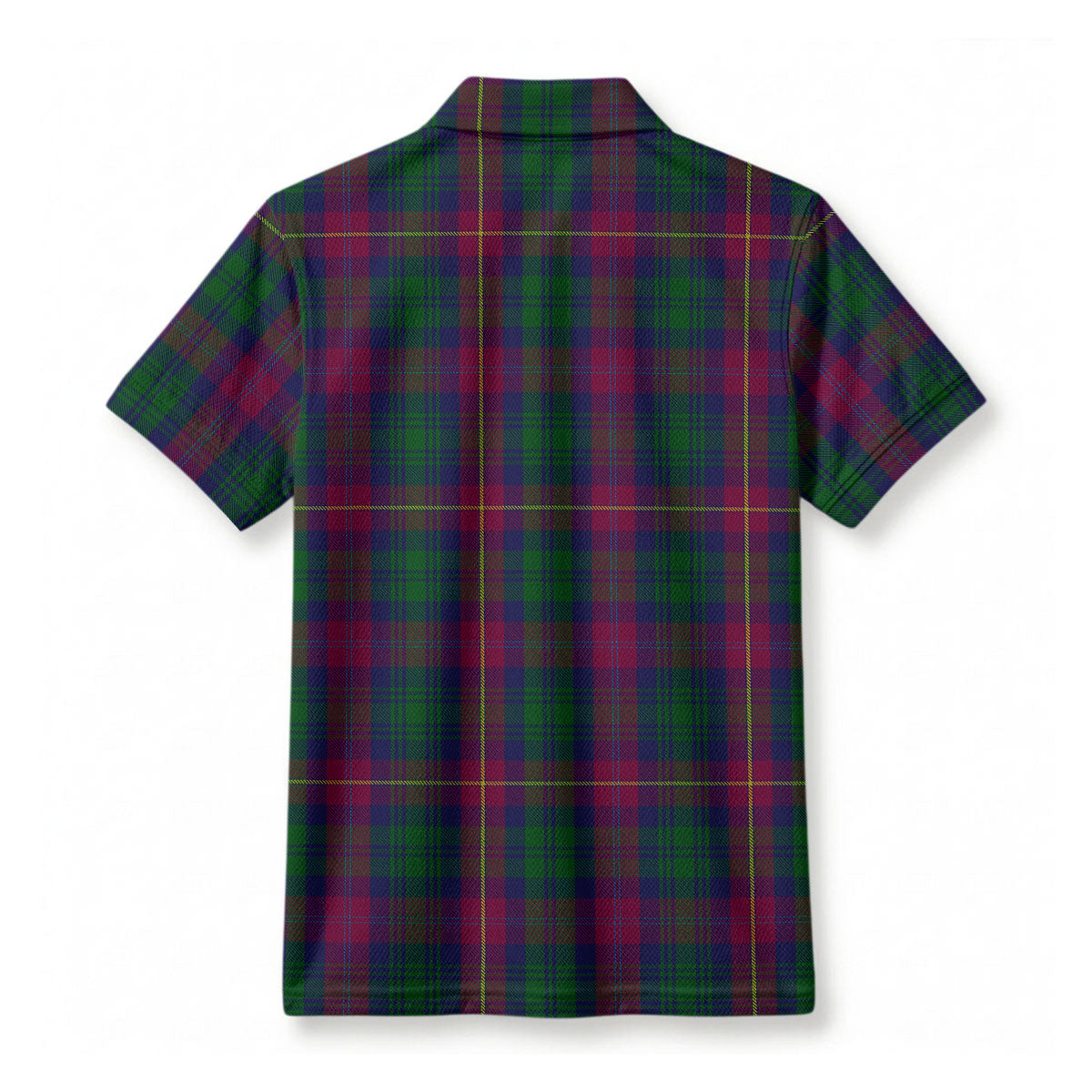 Cairns Tartan Crest Birdseye Mesh Polo Shirt