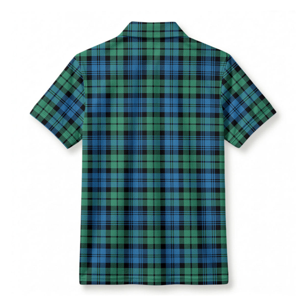 Campbell Ancient 01 Tartan Crest Birdseye Mesh Polo Shirt