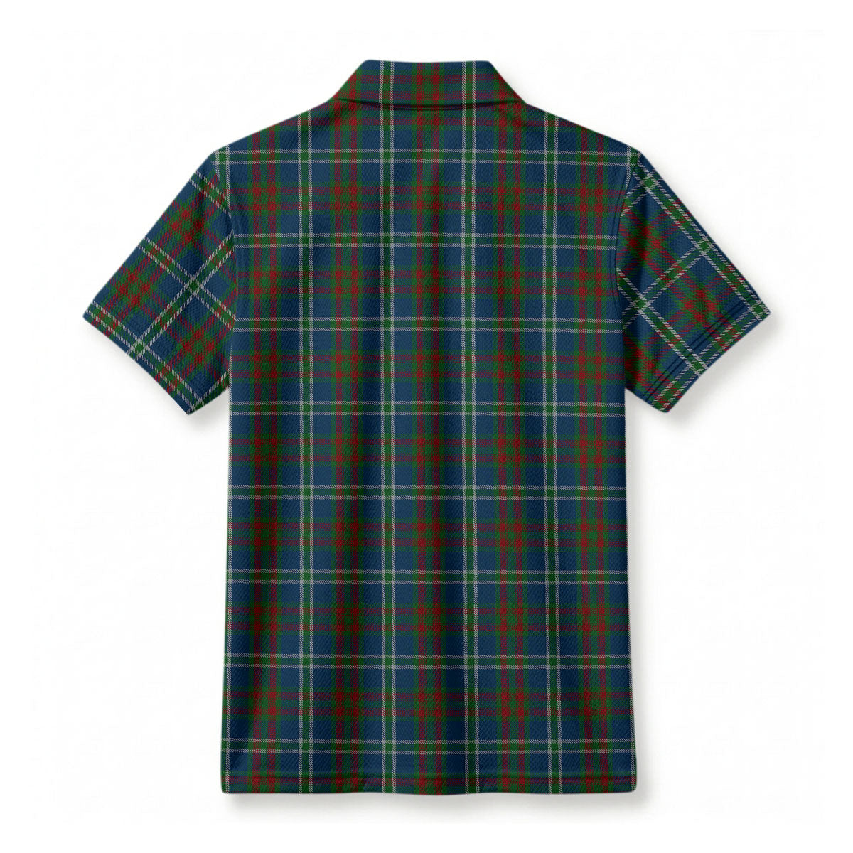 Cathcart Tartan Crest Birdseye Mesh Polo Shirt