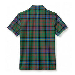 Cochrane Ancient Tartan Crest Birdseye Mesh Polo Shirt