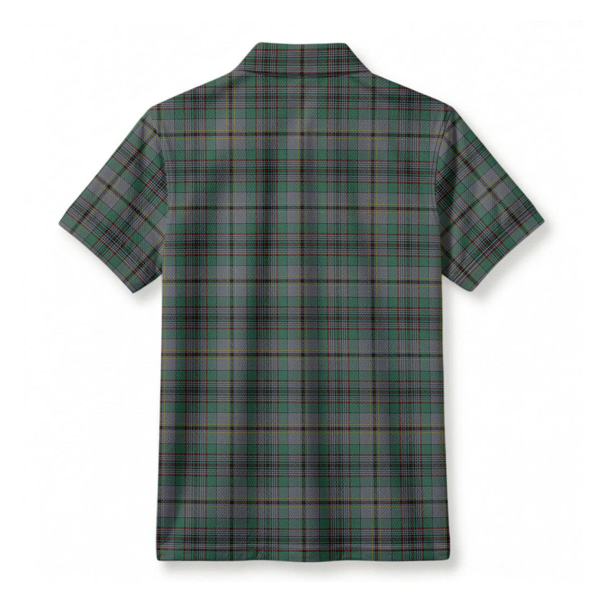Craig Tartan Crest Birdseye Mesh Polo Shirt