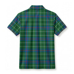 Duncanson Tartan Crest Birdseye Mesh Polo Shirt