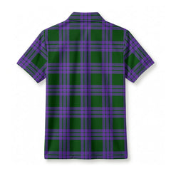 Elphinstone Tartan Crest Birdseye Mesh Polo Shirt