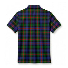 Fleming Tartan Crest Birdseye Mesh Polo Shirt