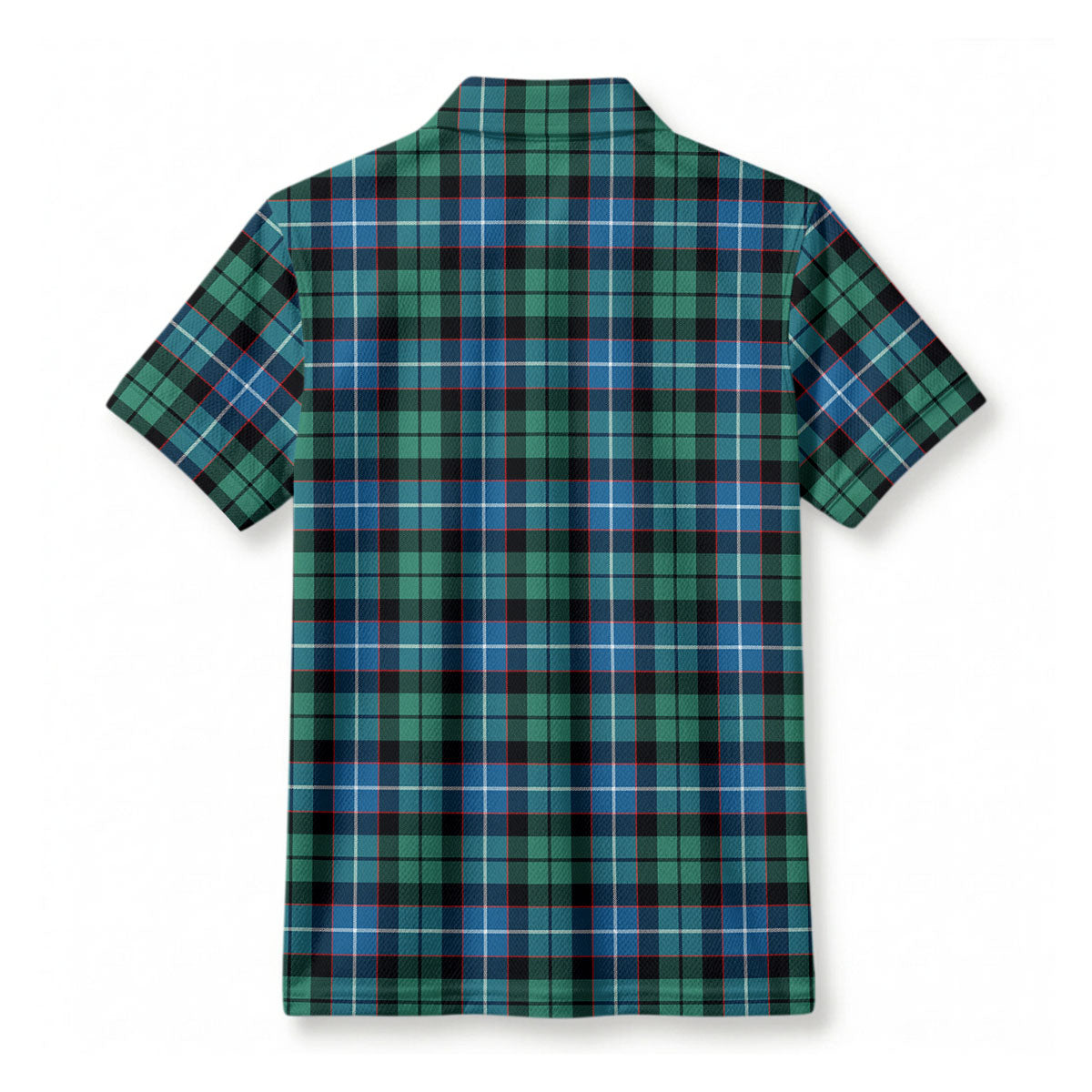 Galbraith Ancient Tartan Crest Birdseye Mesh Polo Shirt