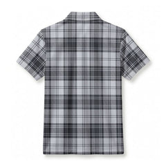 Glen Tartan Crest Birdseye Mesh Polo Shirt