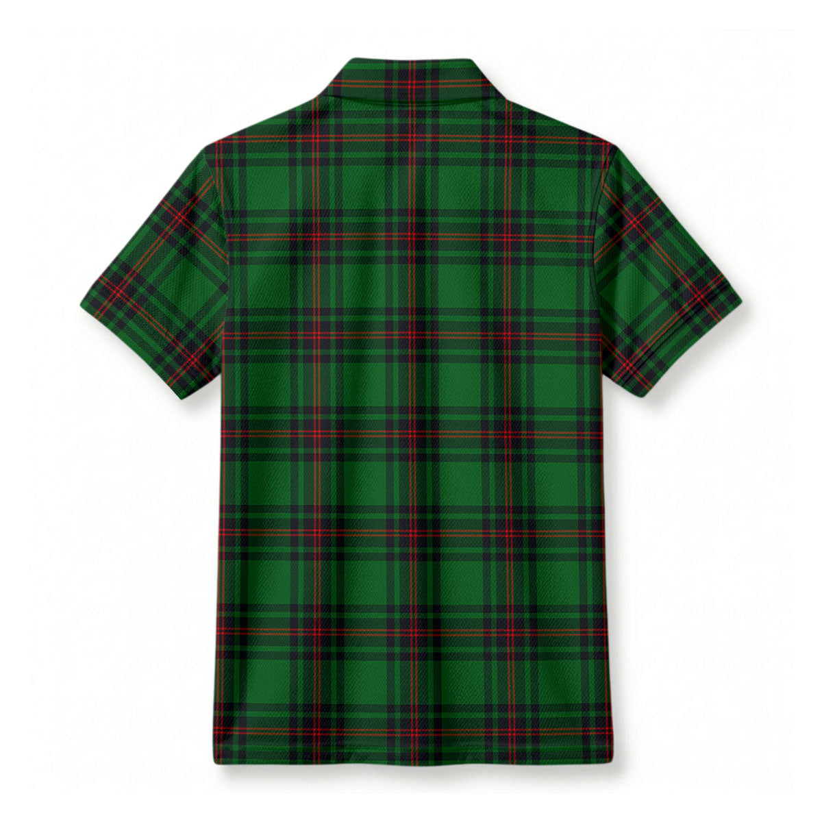Halkett Tartan Crest Birdseye Mesh Polo Shirt