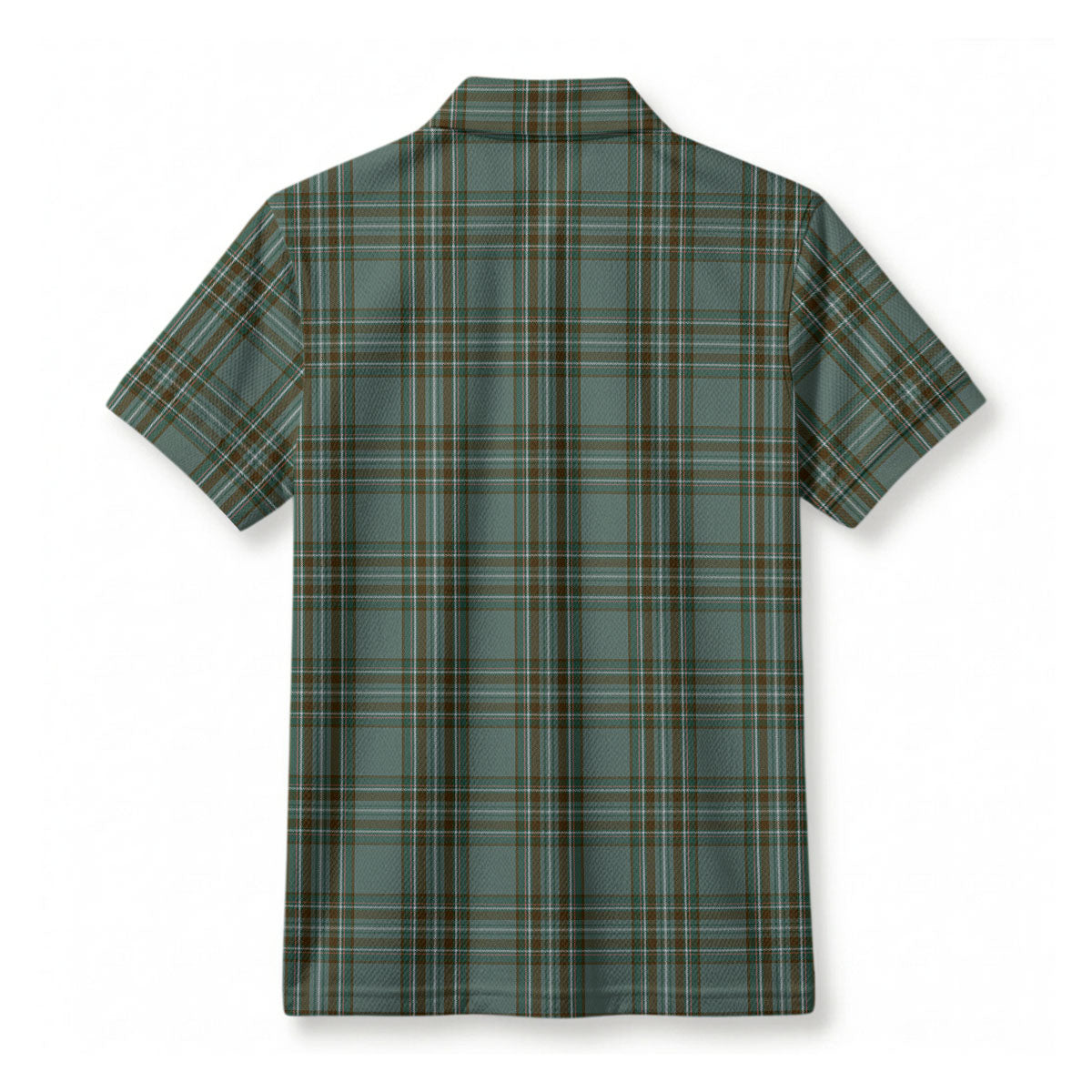 Kelly Dress Tartan Crest Birdseye Mesh Polo Shirt