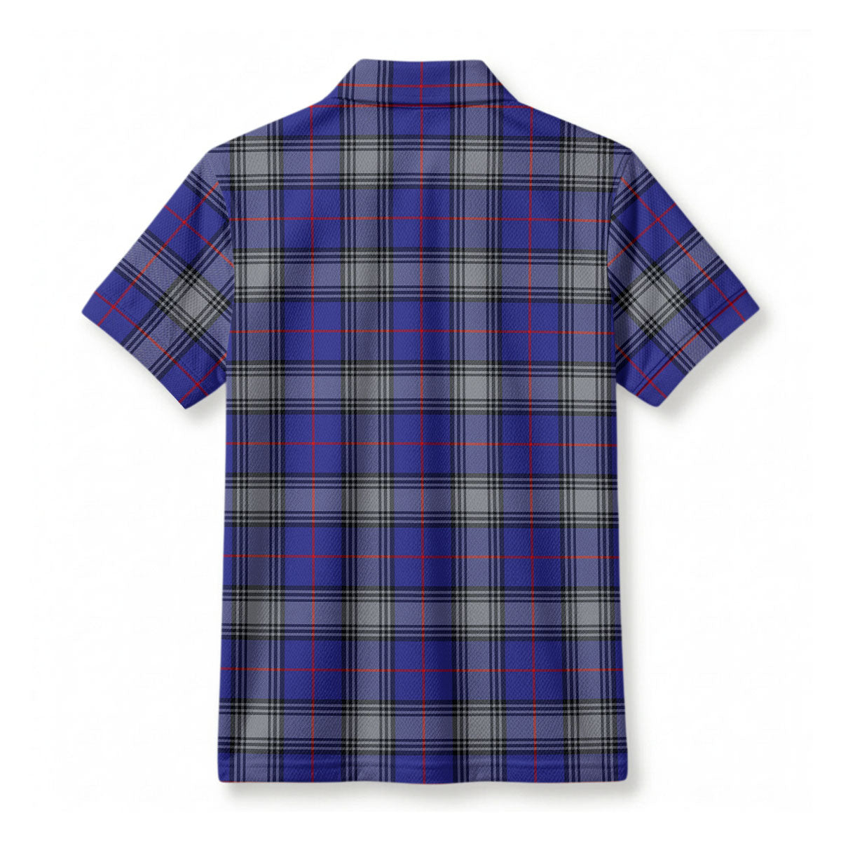 Kinnaird Tartan Crest Birdseye Mesh Polo Shirt