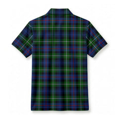 Kirkpatrick Tartan Crest Birdseye Mesh Polo Shirt