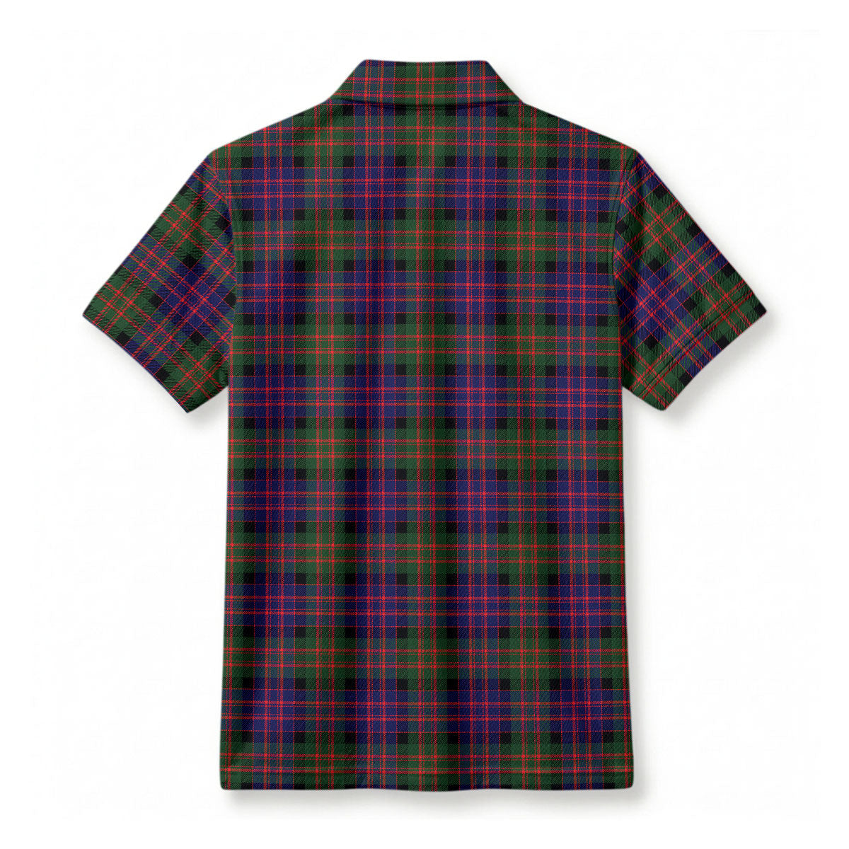 MacBrayne Tartan Crest Birdseye Mesh Polo Shirt