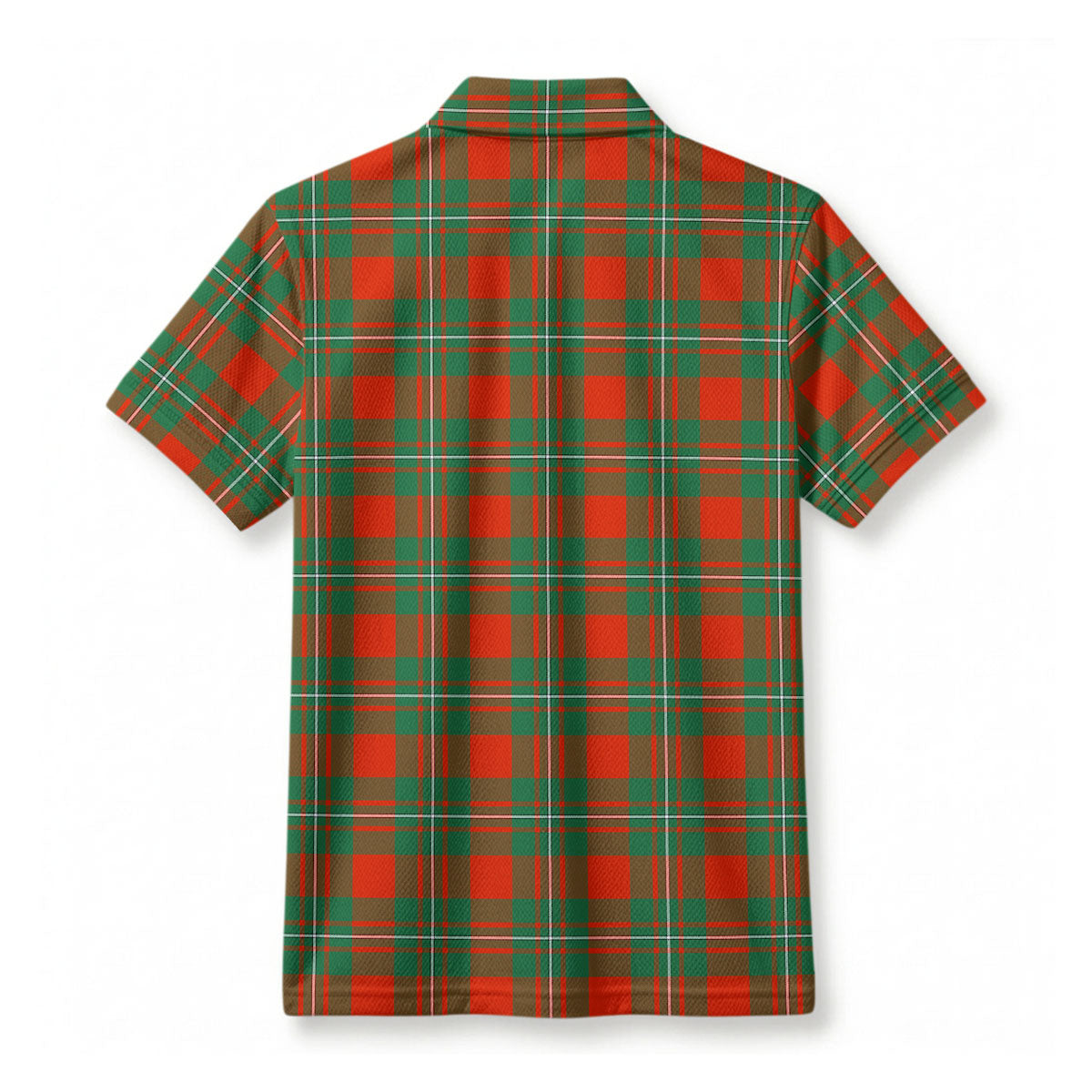 MacGregor Ancient Tartan Crest Birdseye Mesh Polo Shirt