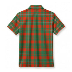 MacGregor Ancient Tartan Crest Birdseye Mesh Polo Shirt