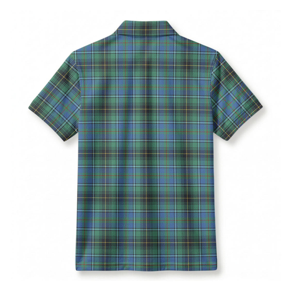 MacInnes Ancient Tartan Crest Birdseye Mesh Polo Shirt