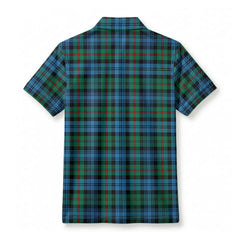 MacKinlay Ancient Tartan Crest Birdseye Mesh Polo Shirt