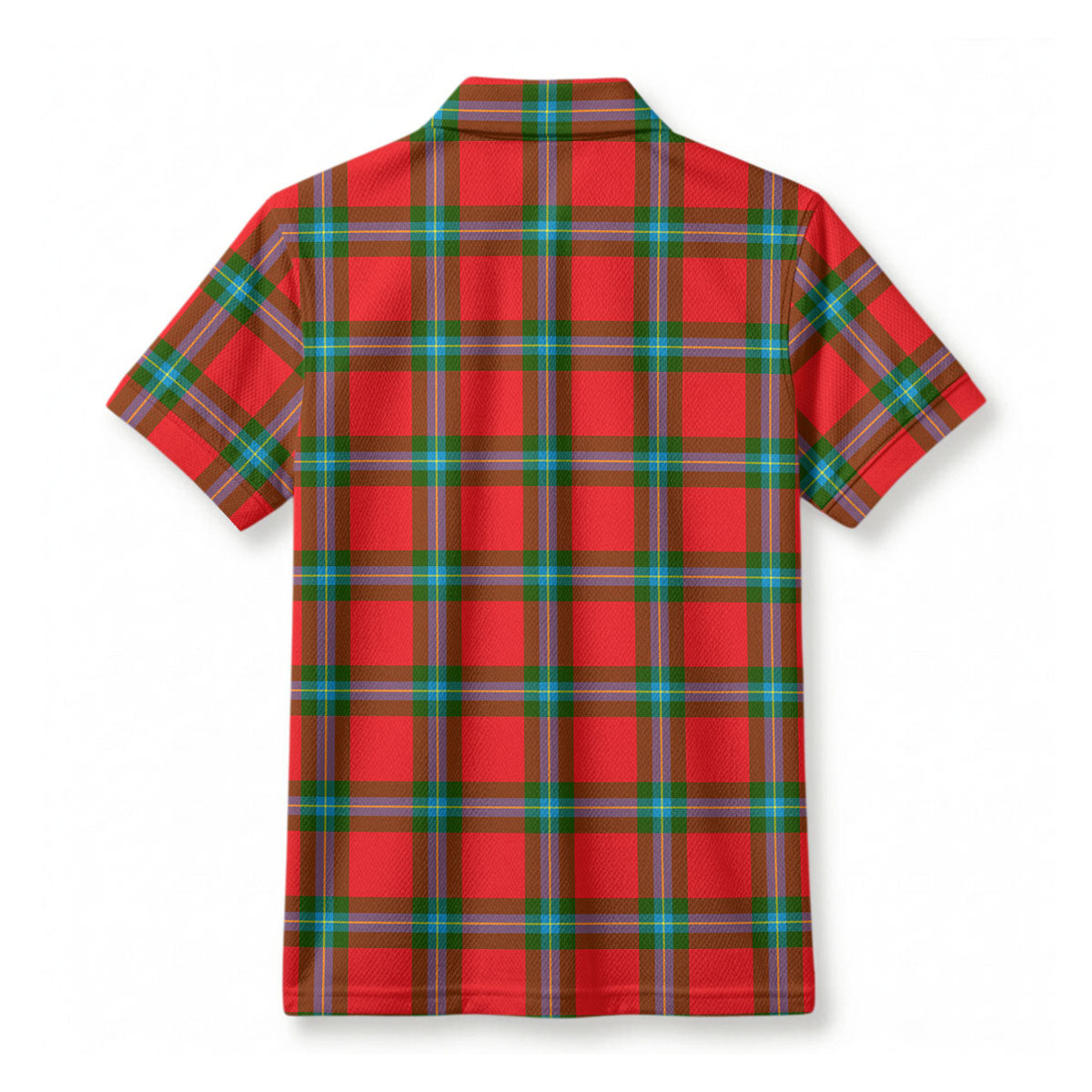 MacLaine of Loch Buie Tartan Crest Birdseye Mesh Polo Shirt
