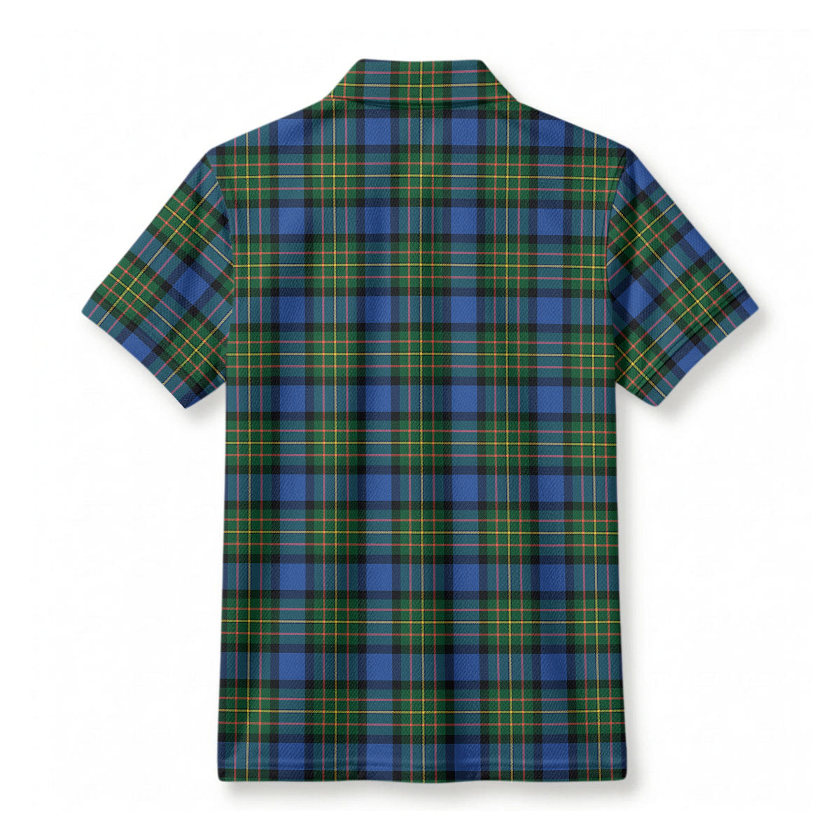 MacLaren Ancient Tartan Crest Birdseye Mesh Polo Shirt